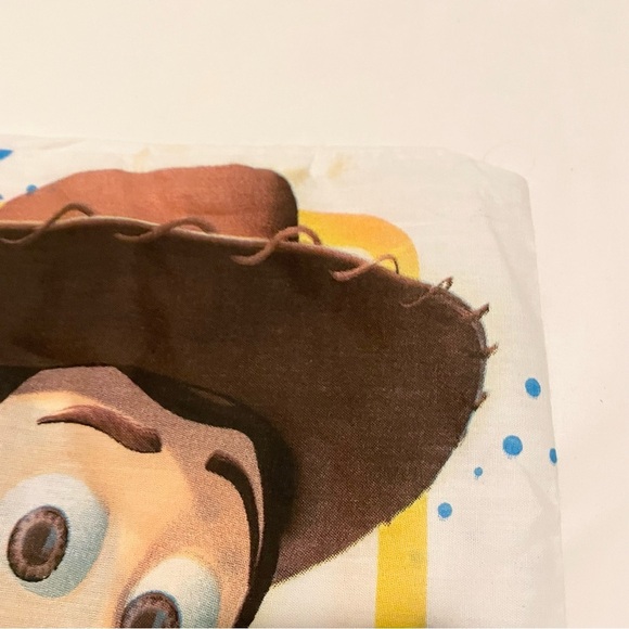 Vintage Toy Story Buzz & Woody Pillowcase Action Heroes Protecting Toys - Picture 5 of 16